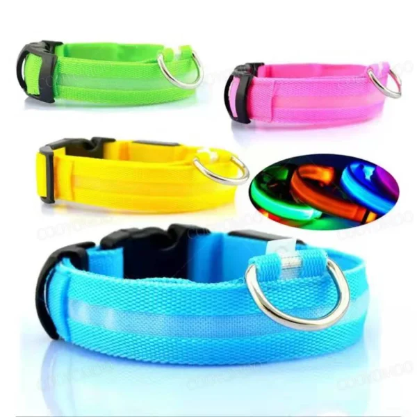 3 Modes Dog Luminous Charge Collar Led Usb Cat Dogs Collars Detachable Night Led Glow Dog Loss Prevention Collar Pet Accessories - Image 3