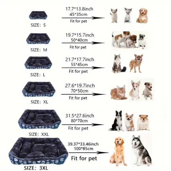 Pet Dog Bed Sofa Mats Pet Products Coussin Chien Animals Accessories Dogs Basket Supplies For Large Medium Small House Cat Bed - Image 2