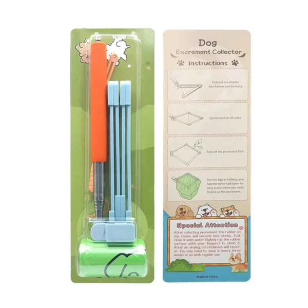 Pet Dog Long Handle Pet Pooper Scooper Foldable Dog Pee Catcher Urine Stick Multifunctional Dog Poop Catcher Waste Cleaning Tool - Image 6